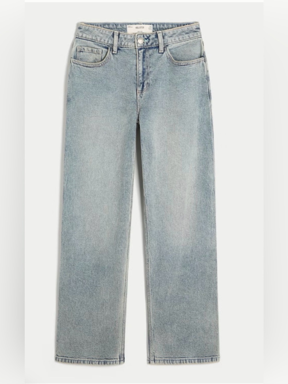 Hollister Ultra High-Rise Light Blue Jeans Vintage Stretch w27 x 27L